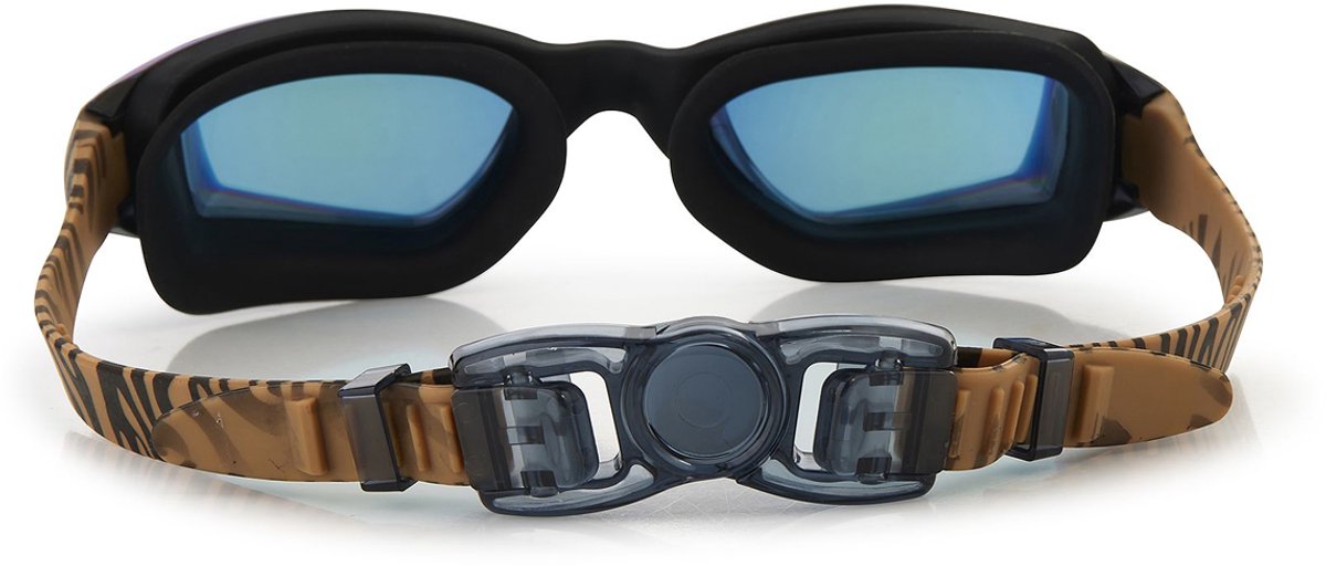 Bling2o Schwimmbrille Kinder - Auge des Tigers - Taucherbrille - Antibeschlag - UV-Schutz - Mehrfarbig