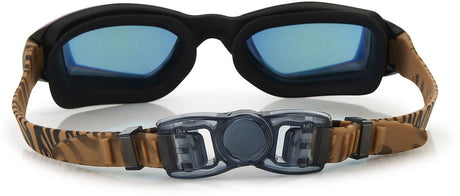 Bling2o Schwimmbrille Kinder - Auge des Tigers - Taucherbrille - Antibeschlag - UV-Schutz - Mehrfarbig