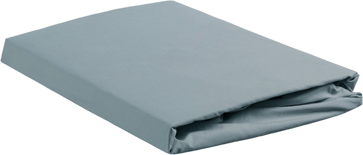 Ambiante katoen - topper hoeslaken - 200x200 - blauw