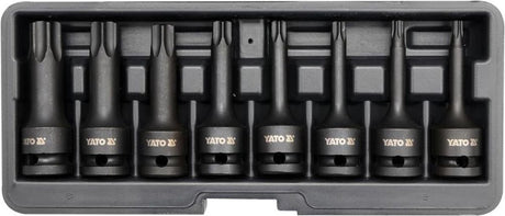 Yato Schlagschrauber-Bit-Set 8-teilig schwarz YT-1065