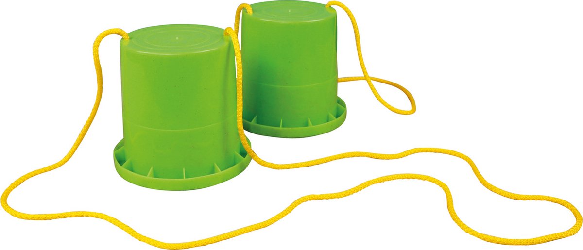 Lena eco loopklossen per paar - groen 17cm - voor balans en motoriek