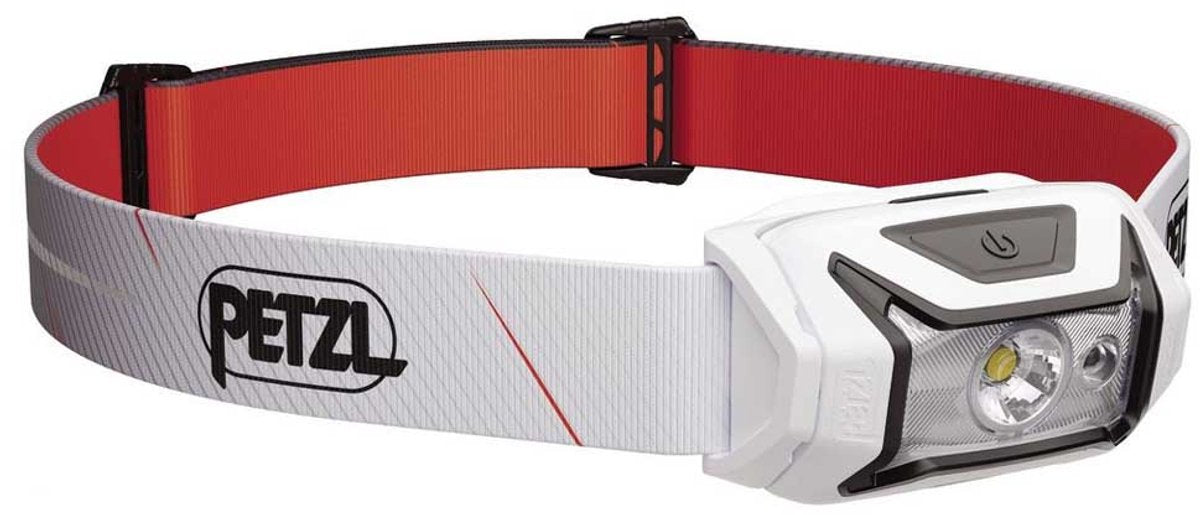 Petzl tikka core - hoofdlamp - 450 lumen - compact en oplaadbaar - voor kamperen, wandelen en fietsen - rood