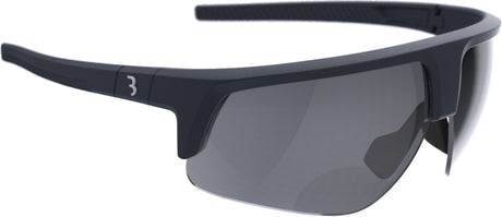 Bbb cycling comet reader fietsbril op sterkte - sportbril met leesgedeelte +2.0 sterkte - wielrenbril heren en dames - mat zwart - bsg-76