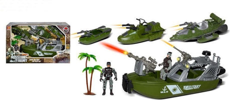Amuuso Militärset + Boot + Waffen+,.