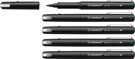 Stabilo dr!ver - Premium Fineliner - 0,8 mm - Grün - Box mit 5 Stück