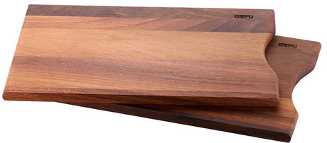 Gefu Enno Frühstücksbrettchen – 2er-Set – Europäisches Walnussholz – 24 x 14,5 cm – hergestellt in Europa
