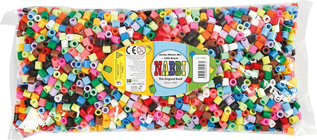 Nabbi https: www.cchobby.nl Bügelperlen-Größe-10x10-mm-Lochgröße-5-5-mm-Jumbo-Extra-Farben-3200-Div-1-Doos