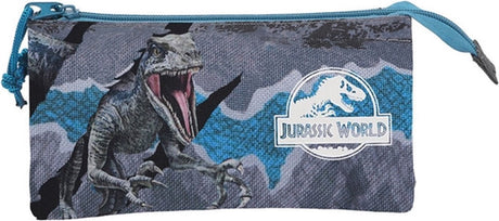 Jurassic World - Federmäppchen - 3 Fächer - Dino