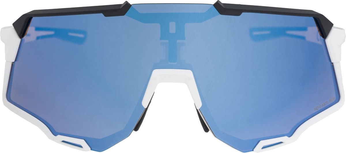 Agu dynamisch fietsbril zwart blauw lens