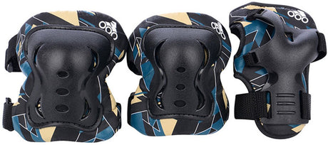 Tempish - Stryker Schlittschuhschutz 3er-Pack - Kinder - dreiteilig - schwarz - m