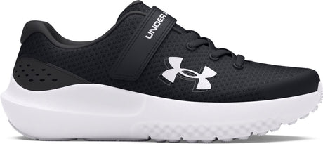 Under Armour UA BPS Surge 4 AC-BLK Jungen Sportschuhe – Schwarz – Anthrazit – Weiß
