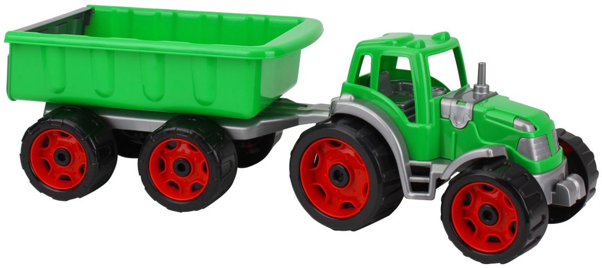 Paradiso Spielzeugtraktor + Anhänger