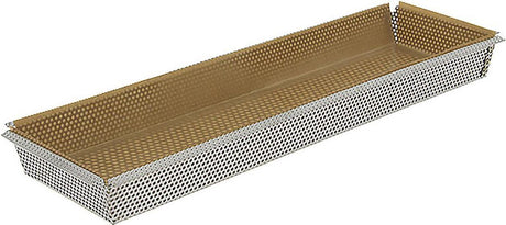 Debuyer de Buyer, perforiert, rechteckige Form – 35 x 10 cm