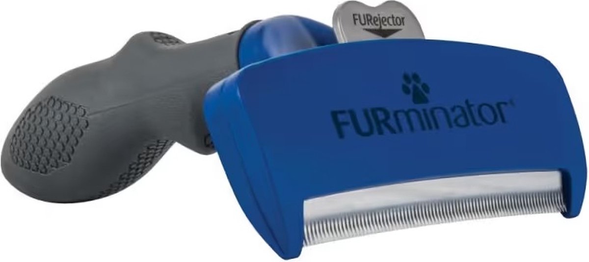 Furminator-Serie – Werkzeug zur Unterhaarentfernung – großhaarig – schwarz – blau