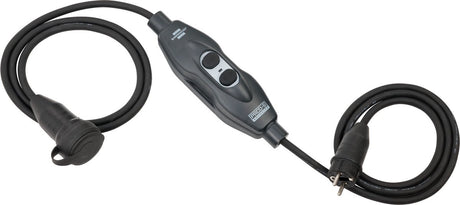 Brennerstuhl Profi PRCD-S Advanced mit schützendem Adapterkabel von 3m für den Einsatz auf Baustellen und den dauerhaften Außeneinsatz IP44 (mobiler Personenschutz mit ölbeständigem Gummikabel H07RN-F 3G1,5, gemäß DGUV 203-006)