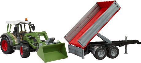 Bruder | 2182 Fendt Vario 211 | mit Frontlader und Anhänger