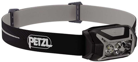 Petzl Actik Core – Stirnlampe – 625 Lumen – wiederaufladbar und leicht – zum Wandern, Laufen und Camping – Schwarz