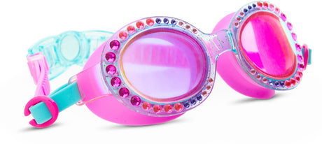 Bling2o Schwimmbrille Kinder - Sparkle - Taucherbrille - Antibeschlag - UV-Schutz - Pink