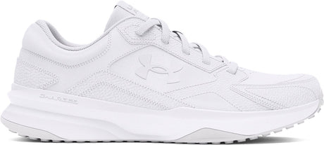 Under Armour ua Edge lthr-wht Herren-Sportschuhe – Weiß – Halo-Grau