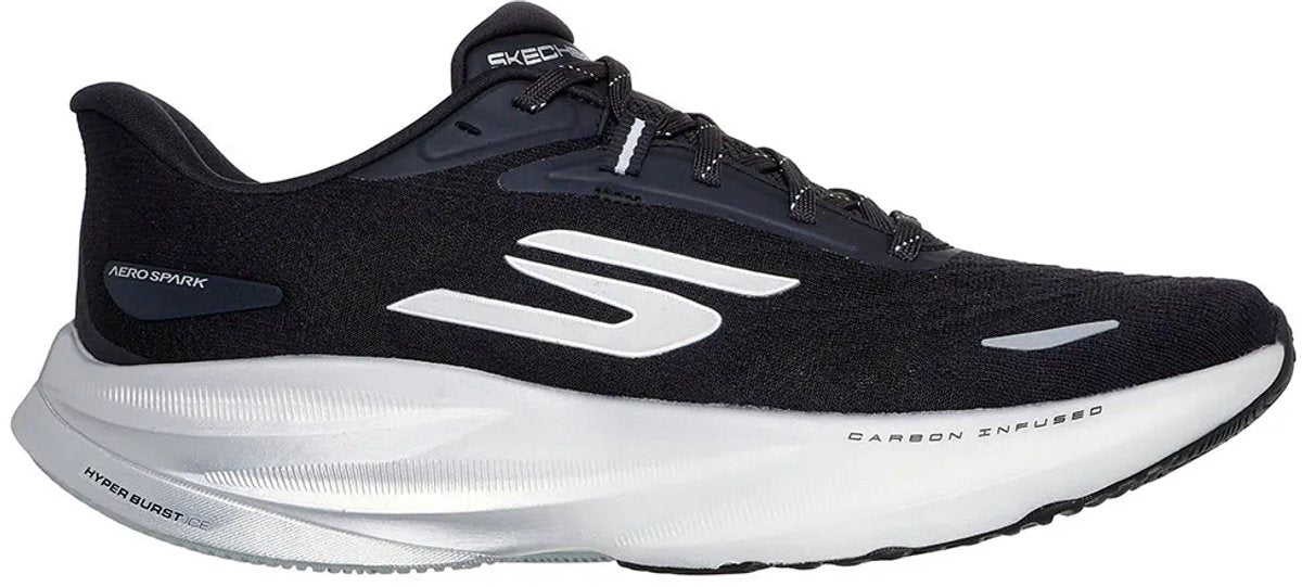 Skechers Go Run Ride 12 – Herren-Sportschuhe – Schwarz
