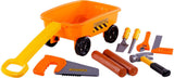 Cavallino Bolderkar Oranje mit Werkzeugen und Baumstämmen, 9dlg.