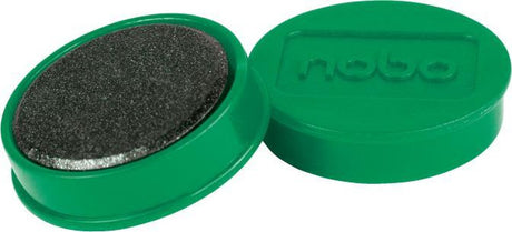 Magnetische Whiteboard-Magnete von Nobo – 10er-Pack – 32-mm-Magnete – Grün