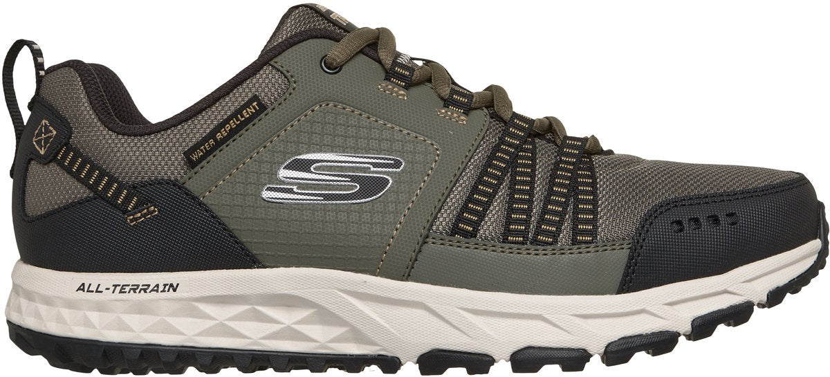 Skechers Escape Plan Herren-Wanderschuhe – Grün Schwarz