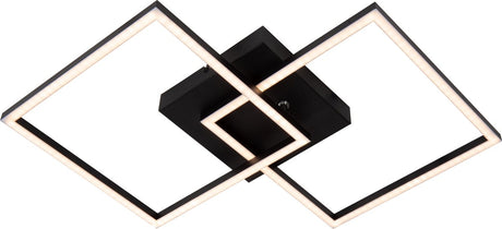 Lucide Arianne - Deckenleuchte (Deckenleuchte) - LED - CCT - 1x23W 2700K 4000K - Schwarz