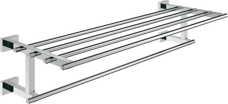 Grohe Essentials Cube Handtuchhalter mit Ablage für mehrere Handtücher – 600 mm