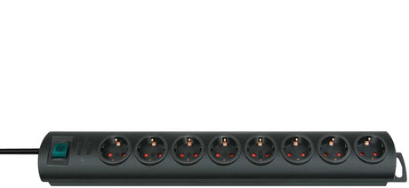 Brennerstuhl Primera-Line 8-fach schwarz 2 m h05vv-f 3g1,5