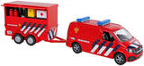 Kids Globe VW Transporter Fire Brigade mit Trailer