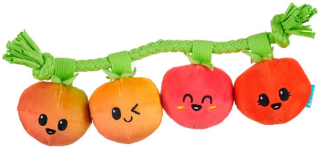 Bark - hairloom - tomaten aan flostouw - pluche - 31x9x6 cm one size