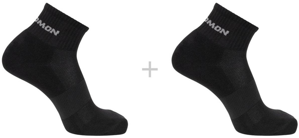 Salomon – Evasion Knöchelsocken | 2er-Pack | Knöchelsocken | Größe XL 45-47 - schwarz
