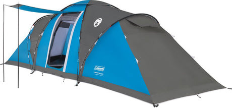 Coleman Spruce Falls 6 Familienzelt – 6-Personen-Zelt – wasserdicht und leicht – Blau Schwarz
