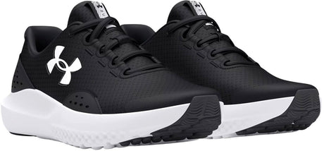 Under Armour UA BGS Surge 4-BLK Jungen-Sneaker – Schwarz – Anthrazit – Weiß