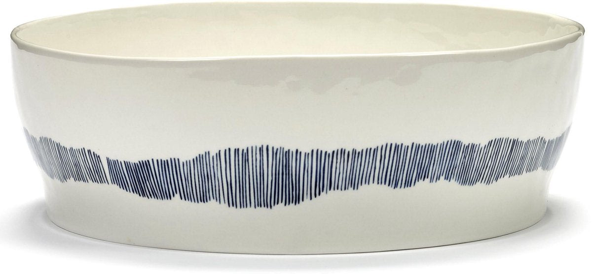 Serax - Ottolenghi Feast - Salatschüssel - Weiß Blau - 28 ø