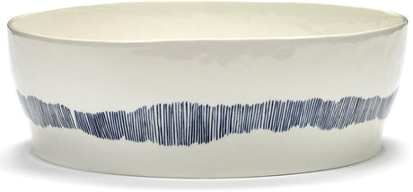 Serax - Ottolenghi Feast - Salatschüssel - Weiß Blau - 28 ø