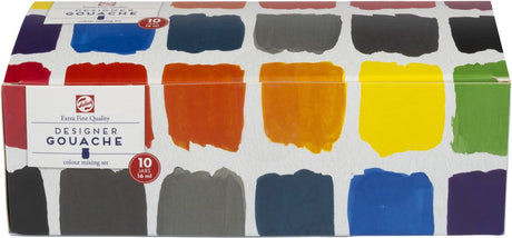 Extra feines Gouache-Set von Talens, 10 x 16 ml-Flaschen