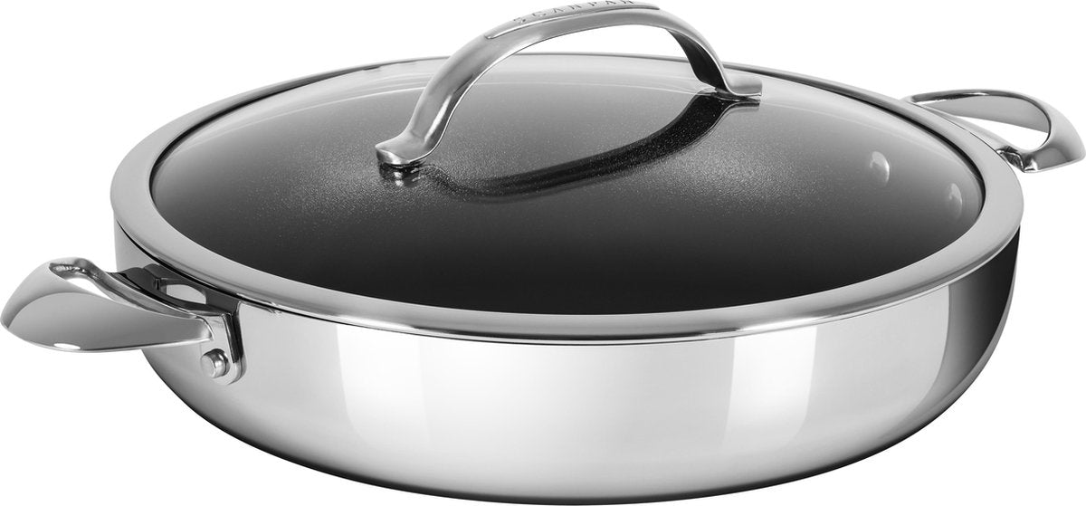 Scanpan haptiq sauteerpan met glasdeksel 32 cm