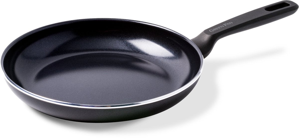 Greenpan Memphis Bratpfanne 20 cm – PFA-freie Antihaftbeschichtung – Induktionsbratpfanne – Keramikbratpfanne – ofenfest bis 160 °C – Kaltgriffe – ohne Deckel – Schwarz
