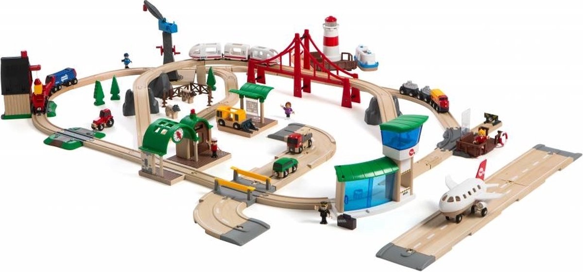 Brio Premium-Eisenbahn-Set Welt – 33766