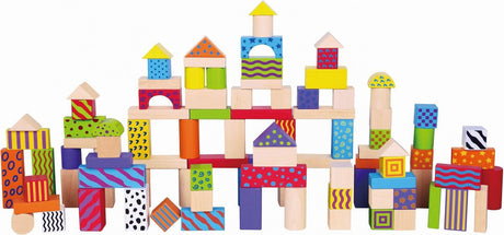 Vigatoys https: www.cchobby.nl viga-wooden-blocks-with-pattern-size-3-cm-various-colors-100-parts-1-set