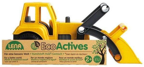 Lena Eco Actives Lena – Öko-Kunststofftraktor mit Frontlader – 35 cm – europäische Top-Qualität
