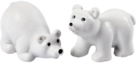 Creativ Company Miniaturfiguren, H: 30 mm, L: 45 mm, weiß, 2 Stück 1 Box