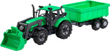 Cavallino -Traktor mit Ladegerät und Unterstützer Tuber Green, Skala 1:32