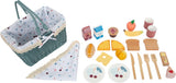 Small Foot - Picknick-Set mit Holzspielfutter Lecker, 26-teilig.
