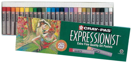 Sakura Cray-Pas expressionistisches Set mit 25 Ölpastellkreiden
