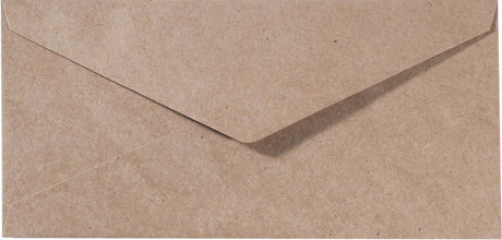 Florence enveloppen van stevige kwaliteit, kraft bruin groot rechthoek, 25 stuks, 11.5 x 22.5 cm