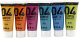 Creativ Company Children's Acrylfarbe Glitzerfarbe, 6x20ml