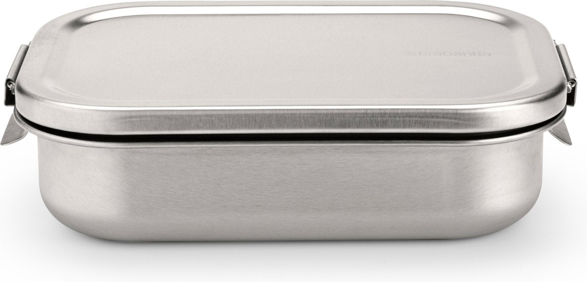 Brabantia Make Take Lunchbox Brotkasten – mittelgroß – Edelstahl